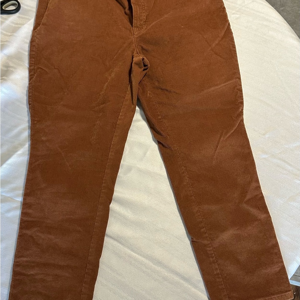 Northern Reflections Brown Straight Leg Corduroy Pants